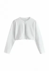 Кардиган-Накидка прямого кроя для особых случаев Next, White