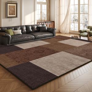 Budis Ковер 120х160 см для гостиной, винтажный стиль, зеленый, утолщенный, звукоизоляционный, водостойкий, нескользящий