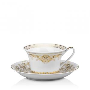 Versace Чашка и блюдце Medusa Gala, золотой