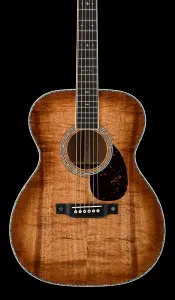 Martin Custom Shop OM-41 Стиль Исключительная клена Кoa с обжигом Всплеск (Спецификация Empire Music) #32431
