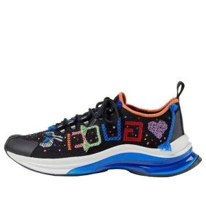 Кроссовки run sneaker 'lovelight black' Gucci, черный