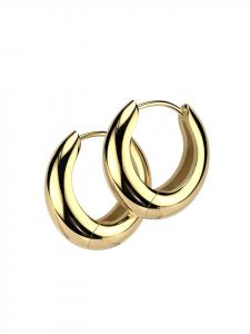 Bungsa Золотые серьги-гвоздики