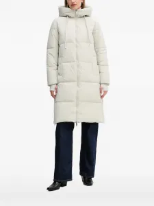 Стеганое пальто с капюшоном Mos Mosh, серый