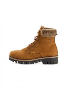 Camel Active Кожаные туфли с боковой молнией оранжевого цвета