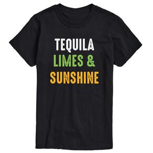 Футболка Big & Tall Tequila Limes и Sunshine License