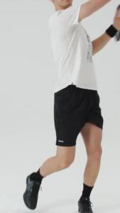 Мужская теннисная футболка Kuikma мягкой серии сиреневого цвета