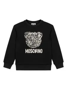 Толстовка с принтом Moschino Kids