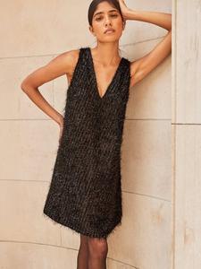 Платье Demi с пайетками Ro&Zo, Black