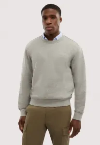 Толстовка girocollo с диагональным узором из рикамо Trussardi, Grey Florence