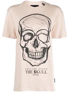 Футболка с принтом Philipp Plein, бежевый