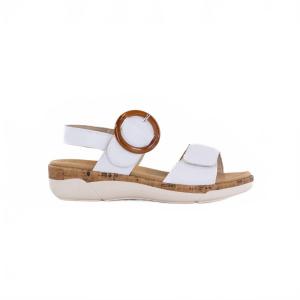 Женские туфли Jocelyn на танкетке белого цвета Remonte, белый