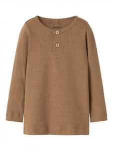 Name it Футболка с длинными рукавами цвета поджаренного кокоса