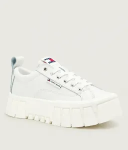 Кожаные кроссовки Tommy Jeans, белый
