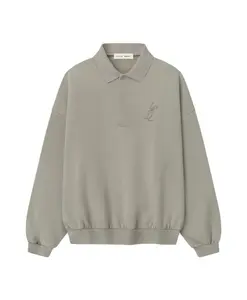 Толстовка-Поло Besticktes klassisches Fear Of God, серый