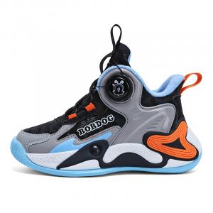 Теплая детская обувь для повседневной жизни BOBDOG, серый/оранжевый