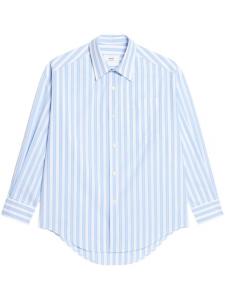 Рубашка в полоску AMI Paris, синий