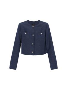 DreiMaster Женский пиджак темно-синего цвета