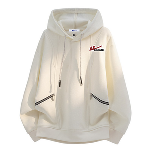 Толстовка Unisex Hooded Moderate Heavyweight WARRIOR, оранжевый (diy badge)