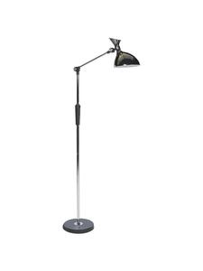 Напольные лампы ANDROMEDA в серебристо-черном цвете - (Ш) 52 x (В) 169 x (Д) 26 см