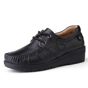 Bull Thunder Мамины туфли повседневные на танкетке женские - черные, цвет Black