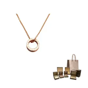 BVLGARI Ожерелье из розового золота 585 пробы B.Zero1 унисекс