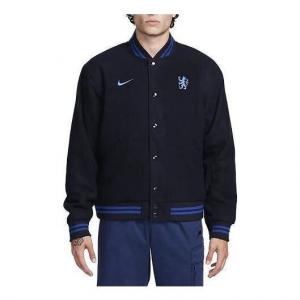 Куртка футбольная университетская куртка челси Nike, черный