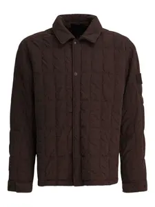Стеганая утепленная куртка Stone Island, коричневый