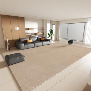 Budis Ковер 200х300 см из искусственной шерсти, ультрамягкий, однотонный светлый верблюжий для гостиной/спальни, утолщенный