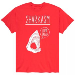 Мужская белая футболка Sharkasm Shark Licensed Character