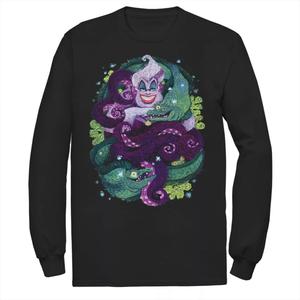 Мужская футболка с длинными рукавами и изображением Русалочки Урсулы Морской ведьмы Диснея Disney