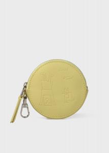 Кошелек для монет с рисунками Paul Smith, цвет Yellow