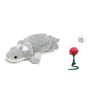 Плюшевая кукла супер гигантский крокодил высота 100см/120см/150см/170см/200см/230см/300см MENGGEGE, серый
