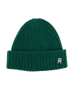 Пушистая шапка Tommy Hilfiger, зеленый