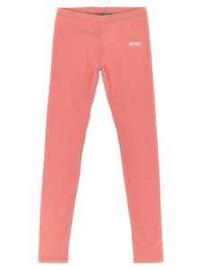 Леггинсы с принтом логотипа Kenzo Kids, фуксия