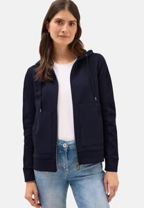 Толстовка Cecil Zip-up sweatshirt, Blau/Dark Blue