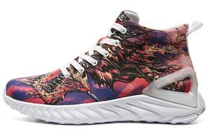 Idx X Canvas Shoes Men High-top Deep Crane Red Peak