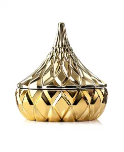 Гальванизированная тарелка для конфет Hershey'S Kisses Godinger, gold