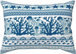 Pevtufa Чехол на подушку с принтом медуз Sea Underwater Jellyfish