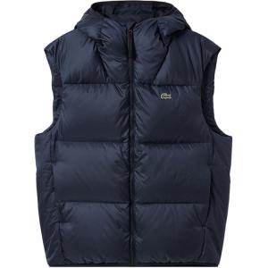 Пуховик мужской 166/Navy Blue LACOSTE, темно-синий