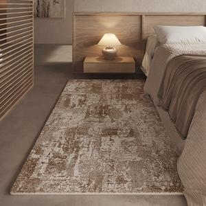 Budis Ковер 200х300 см для спальни/детской/гостиной в французском винтажном стиле, утолщенный, faux cashmere, охлаждающий, waterproof, stain-resistant