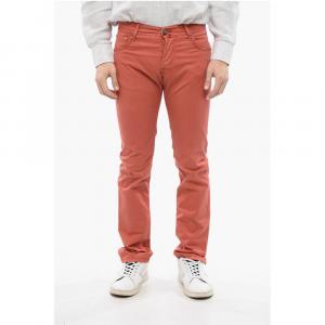 Оранжевые хлопковые джинсы Деним Corneliani, Orange