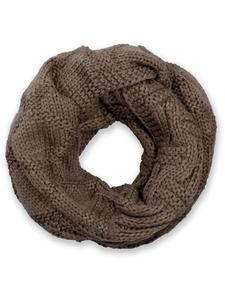 Шарф styleBREAKER, серо-коричневый