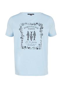 Рубашка COMMA, светло-синий