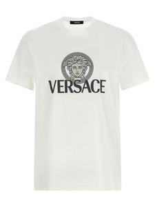 Футболка «Медуза» VERSACE, белый/черный