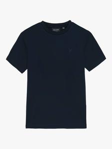 Детская однотонная футболка Lyle & Scott, Navy
