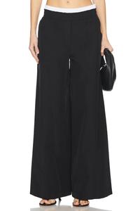 Брюки Olly с двойным поясом Simkhai, black multi