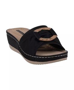 Женские босоножки без шнуровки на танкетке Ellen Comfort GC Shoes, черный