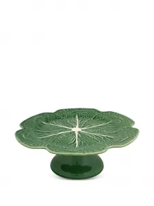 Тортовница Bordallo Pinheiro Cabbage, 31х13 см, зеленый
