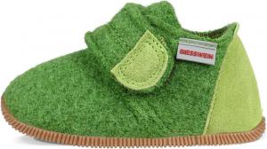 Giesswein Унисекс Детские тапочки Oberstaufen с низким верхом, зеленый