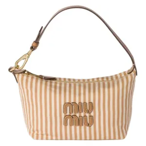 Хлопковая сумка Women's Tan & Caramel MIU MIU, basic set (bag+dust bag)